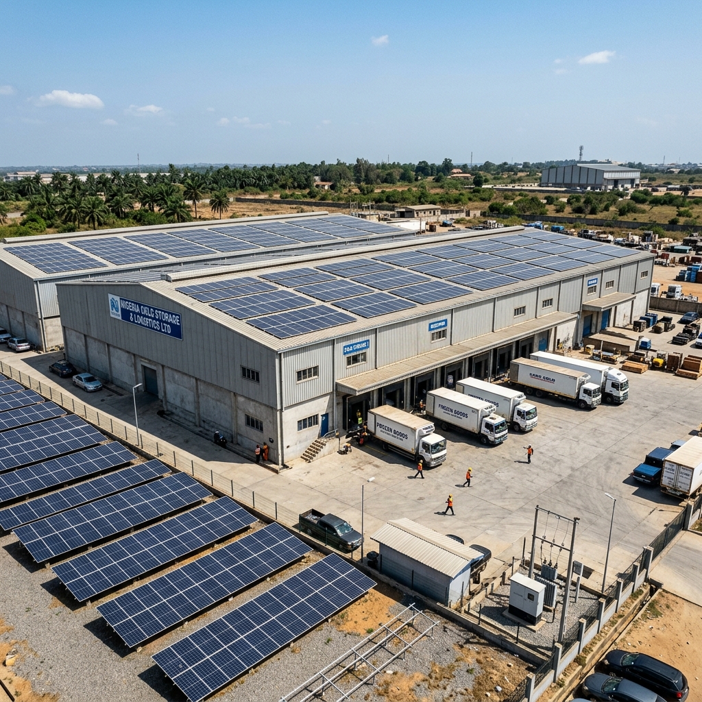 Agbara factory solar installation