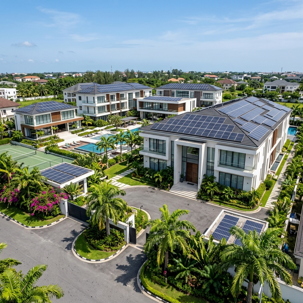 Lekki Phase 1 Estate solar installation