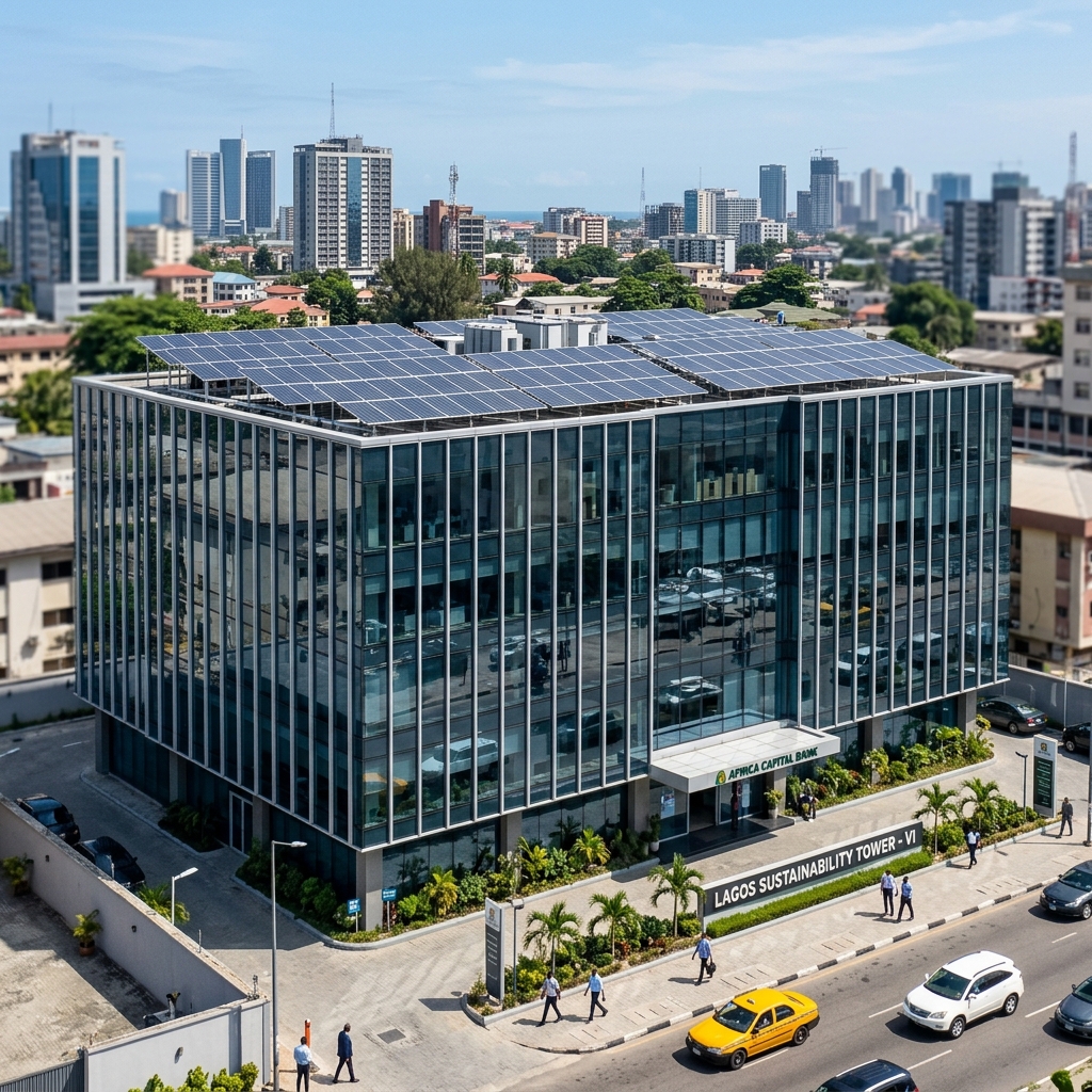 Victoria Island office solar installation
